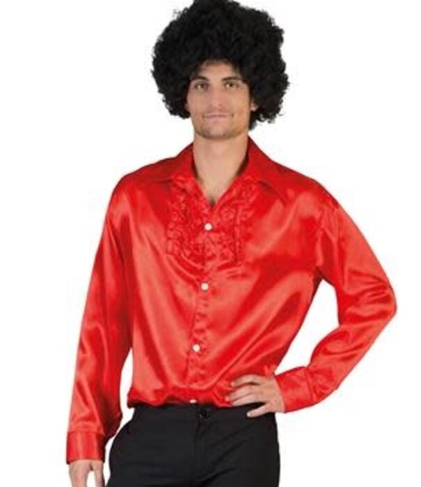 Disco hemd rood 56/58
