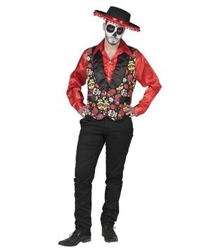 Gilet de La Catrina / gilet du jour des morts