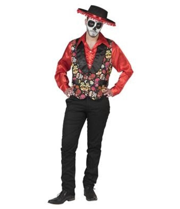 Gilet de La Catrina / gilet du jour des morts