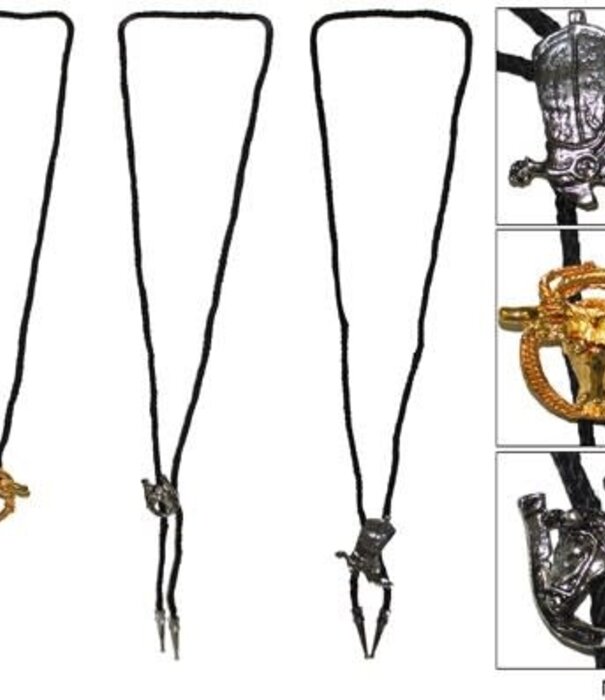 Funny Fashion cowboy ketting 3 ass. (1stuk)