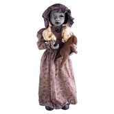 Doll with rotating head, 95 cm, movement, light, and sound (batteries NOT included)