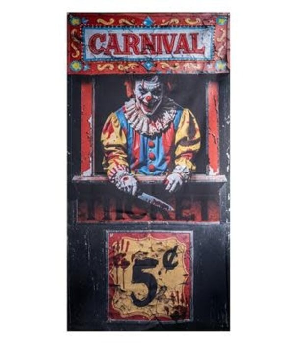 Clown door curtain 200 x 98 cm