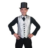 Gilet de concours argenté