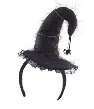 mini witch hat with headband