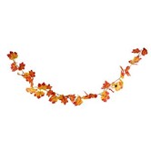 Guirlande d'automne avec citrouilles 175 cm