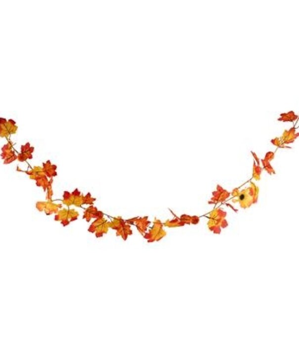 Herfst slinger met pompoenen 175 cm