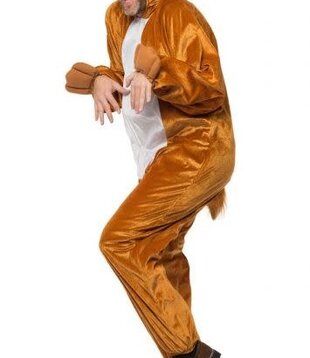 Paashaas overall bruin