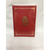 Livre sur Saint Nicolas avec illustration de mitre (350 pages)