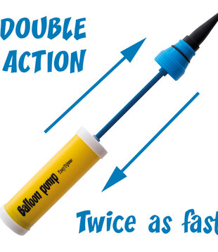 ballonpomp handmatig double action