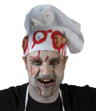 chapeau de chef d'horreur