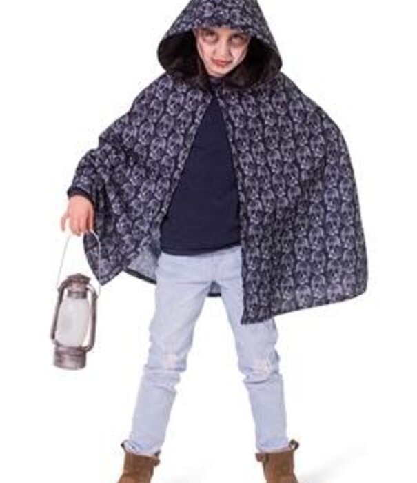 Skull cape one size