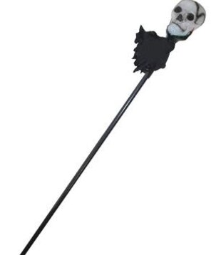 Doodskop op een stok 120 cm