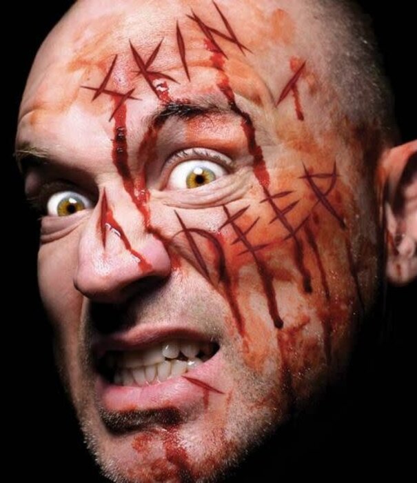 Trauma Tattoos, snijwonden / carving wounds