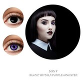 Duo monthly lenses black/purple