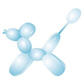 Modelleerballonnen assorti  (100st)