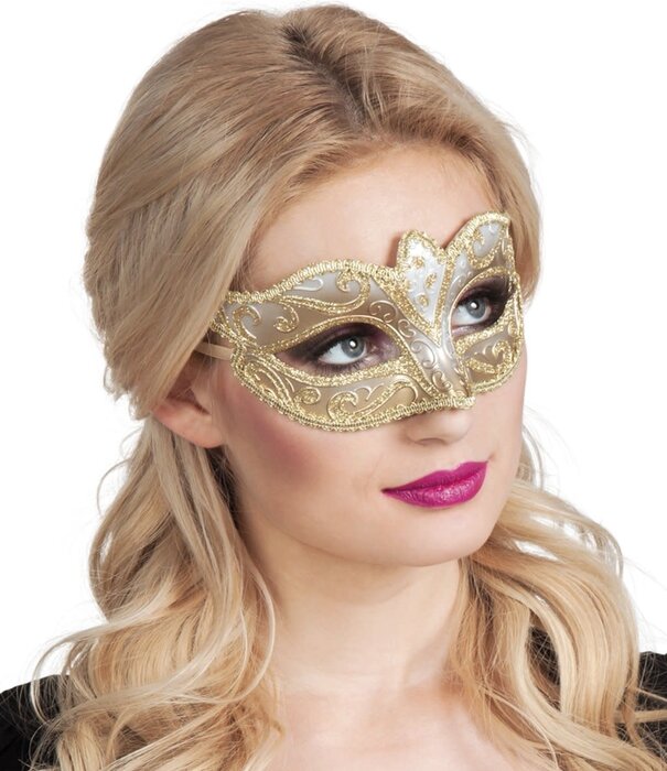 masker venetiaans goud