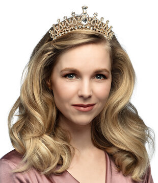 Metal tiara Royal Sophia