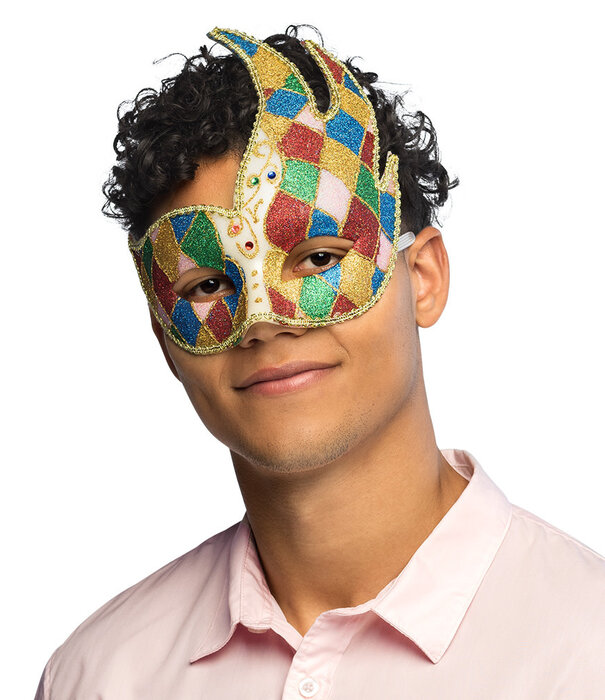 Oogmasker Venice jester