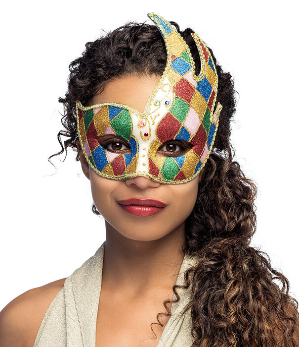 Oogmasker Venice jester