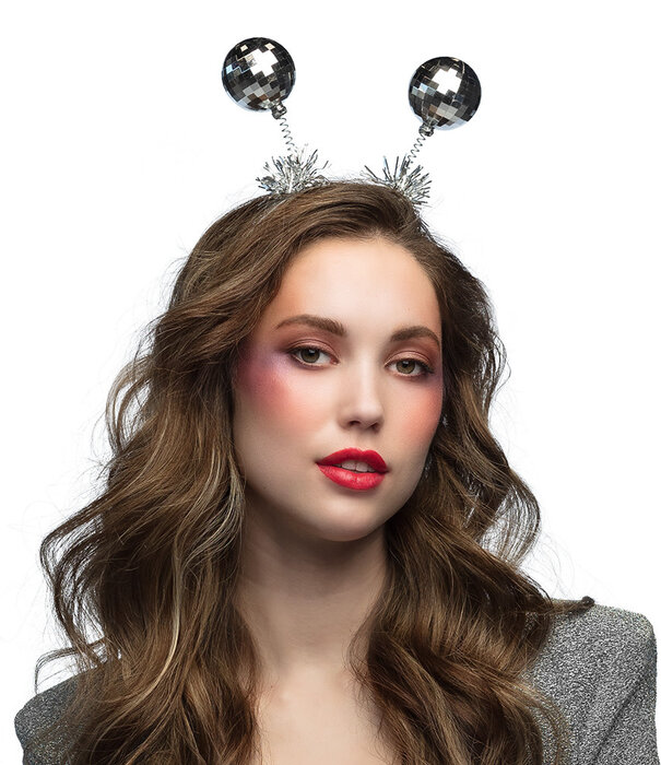 Diadeem Discoballen zilver