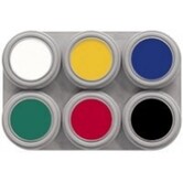 Water Make-Up 6kleuren palet