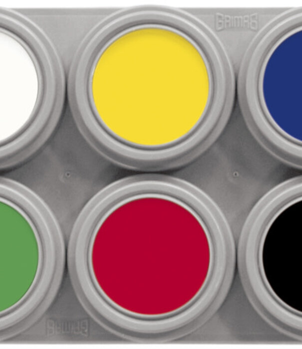 grimas Water Make-Up 6kleuren palet