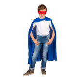 Blauwe superheld jongen (one size)