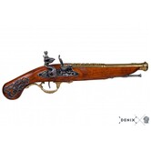 Pistolet à silex DENIX, Angleterre, XVIIIe siècle