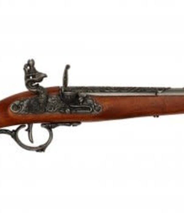 Denix Pistolet à silex Denix, Allemagne, XVIIIe siècle.