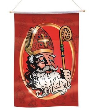 Hanging flag 40 x 60 cm Sinterklaas