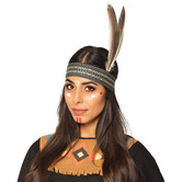 Femme sage avec bandeau / Amérindienne
