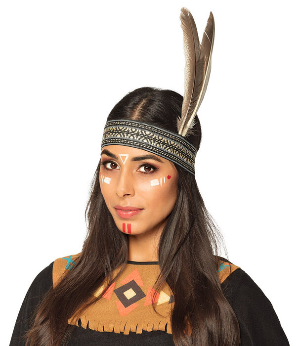 Femme sage avec bandeau / Amérindienne