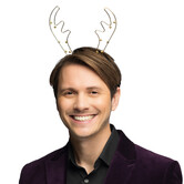 Metal headband Jingle reindeer