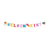 Guirlande de lettres en carton « Bienvenue Sint » (1,5 m)