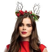 Festive reindeer headband