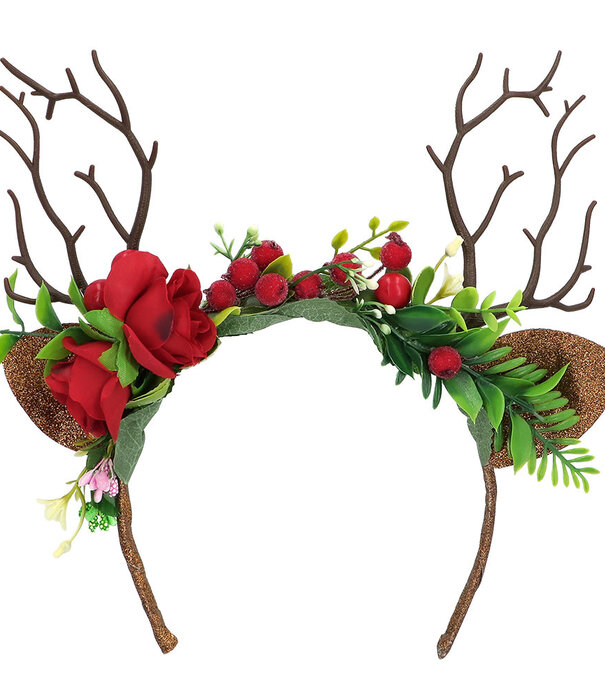 Festive reindeer headband