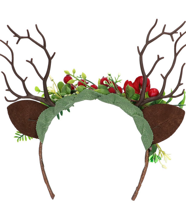 Festive reindeer headband