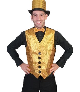 Gilet de concours doré