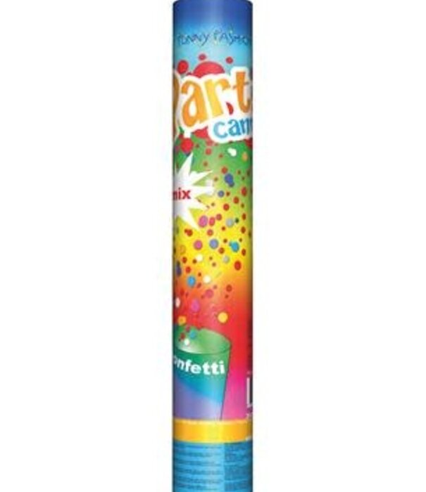 Canon à confettis multicolore 40 cm