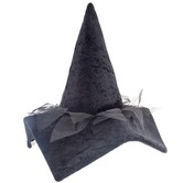 Chapeau de sorcière noire