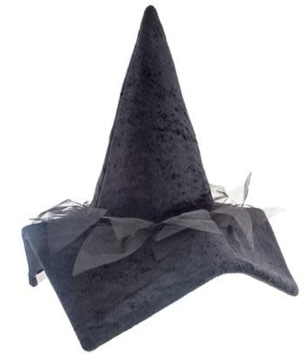 Heksenhoed zwart