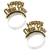 2 Happy New Year headbands