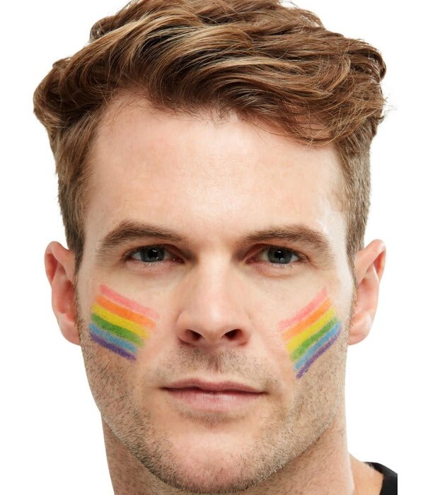 bâton de maquillage arc-en-ciel