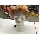 Pruik Rococo donker blond