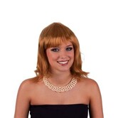 perruque blonde dorée bouclée / beauté naturelle