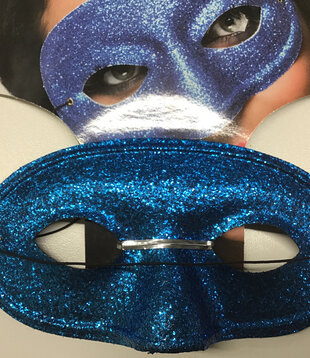 oogmasker loup glitter