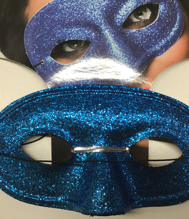 oogmasker loup glitter