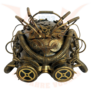 Steampunk masker Dark Cyber