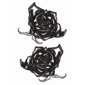 Tattoos Gothic / Zwarte rozen