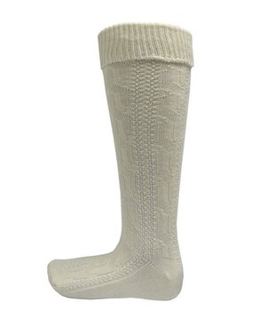 Chaussettes hautes en laine blanc cassé 43/46
